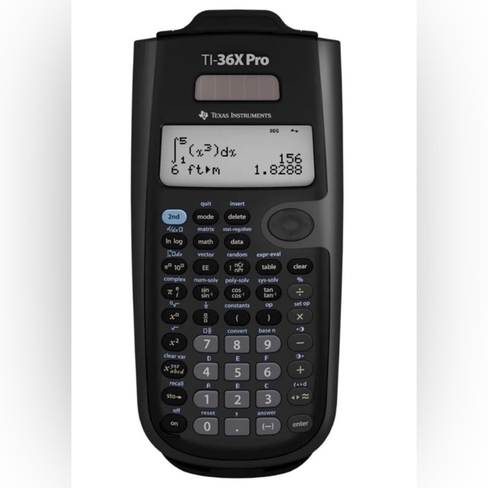 TI-36 Pro Brand New Texas Instruments Black Scientific Calculator